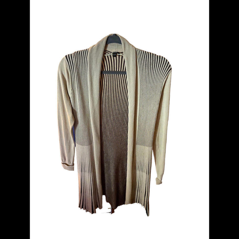 Women’s Small Sweater Multi-Color Open Front Lapis Brand Clothing